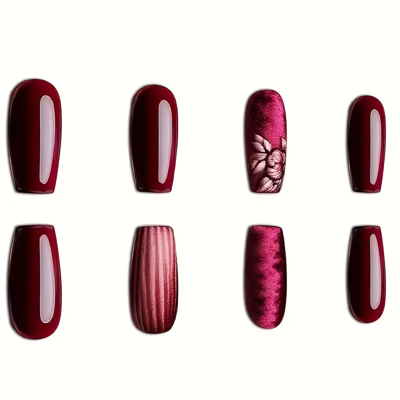 24pcs European Press-On Nails