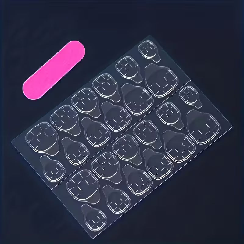 24pcs Medium Almond Press-On Nails