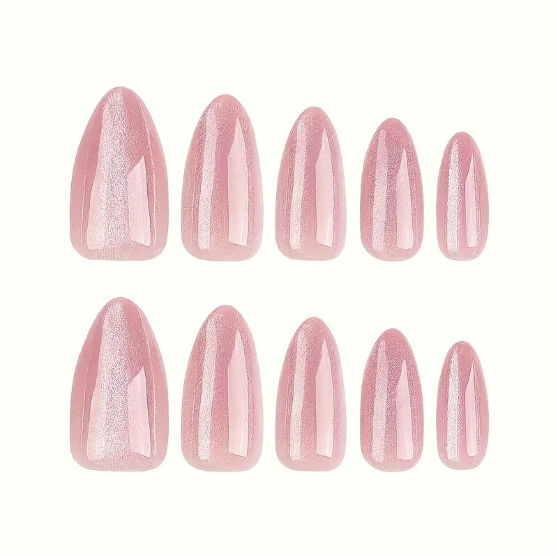 24 PCS Medium Length Almond-Shaped Nude