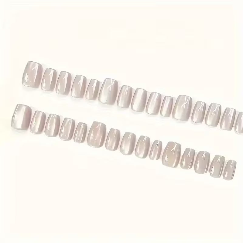 30pcs Elegant Cat Eye Press-On Nails