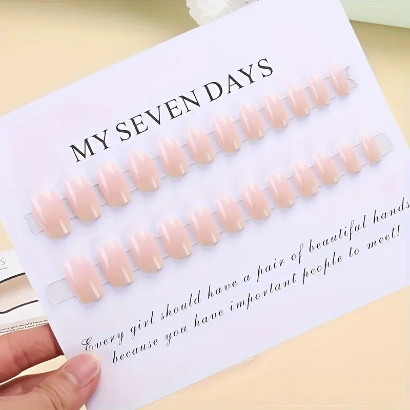 24-Piece Press On Nails Set - Square Shape