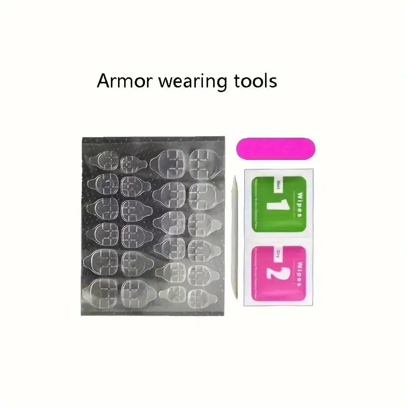 10pcs Handmade Almond Shaped Press-On Nails