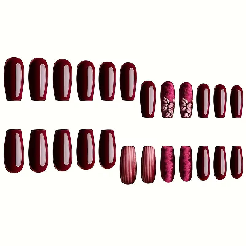 24pcs European Press-On Nails