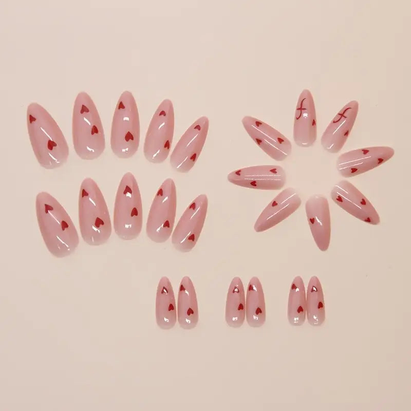 Almond Shape Medium Length Press-On Nails