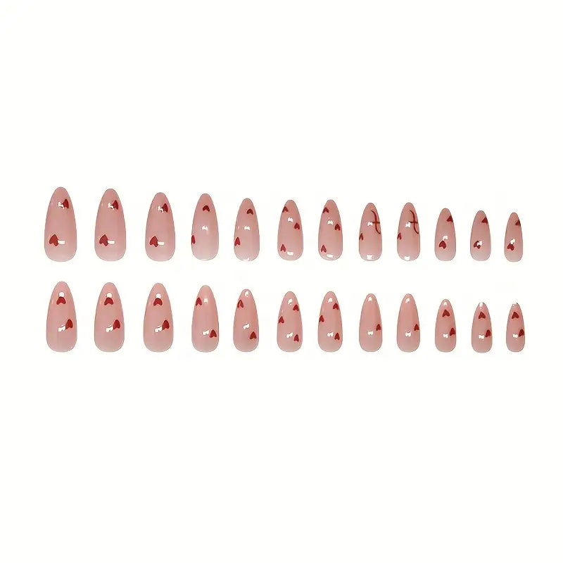 Almond Shape Medium Length Press-On Nails