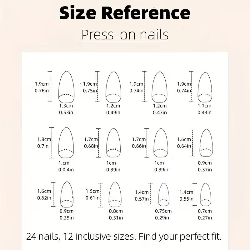 30pcs NAIL NINA Luxury Ombre Press On Nails