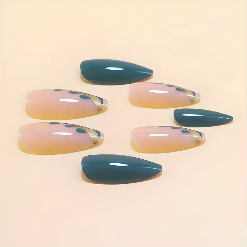 24pcs Almond Shaped Press-On Nails