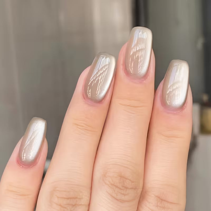 30pcs Elegant Cat Eye Press-On Nails