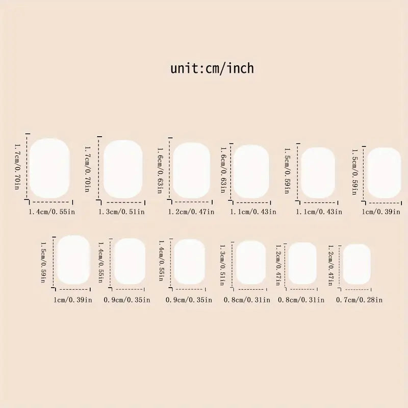 24pcs Short Square Stylish Retro Design Metal Silvery