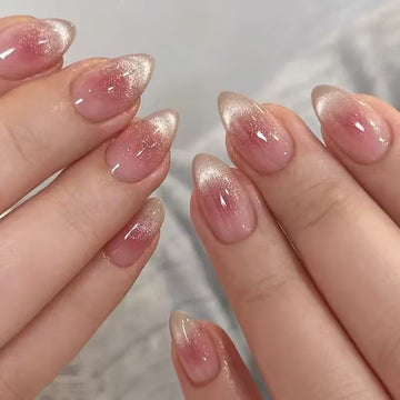 Almond Shape Short Press-On Nails