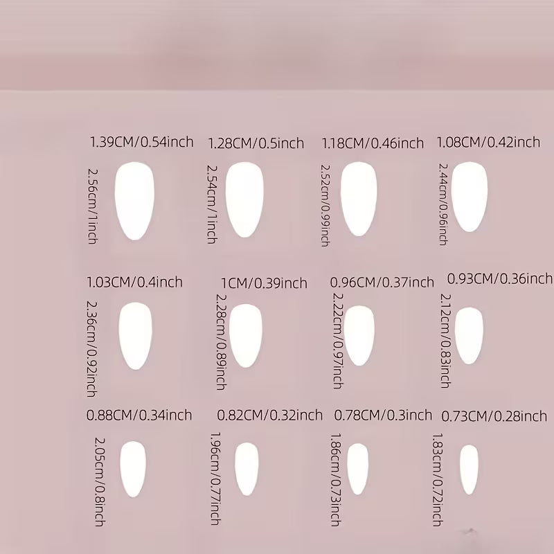 24pcs Glossy Wine Red Press On Nails